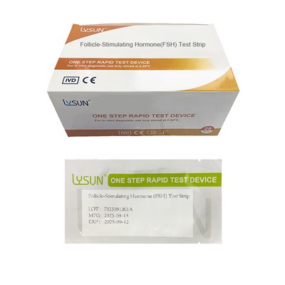 فولیکول Lysun FSH-U21 هورمون تحریک کننده آزمایش سریع خودآزمایی