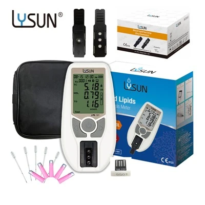 Lysun تست سریع کلسترول متر تجزیه و تحلیل لیپید خون متر تجزیه و تحلیل