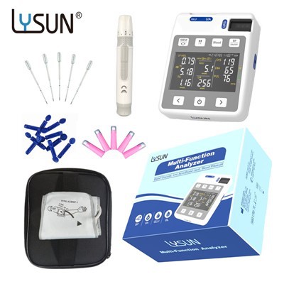 LYSUN تازه راه اندازی شده 9 در 1 آنالیز متر چند منظوره برای استفاده در آزمایشگاه پزشکی خانگی