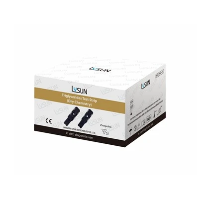 نوار تست تری گلیسیرید برای تجزیه و تحلیل لیپید خون دستگاه تست خون TGS -101 بهترین کیفیت